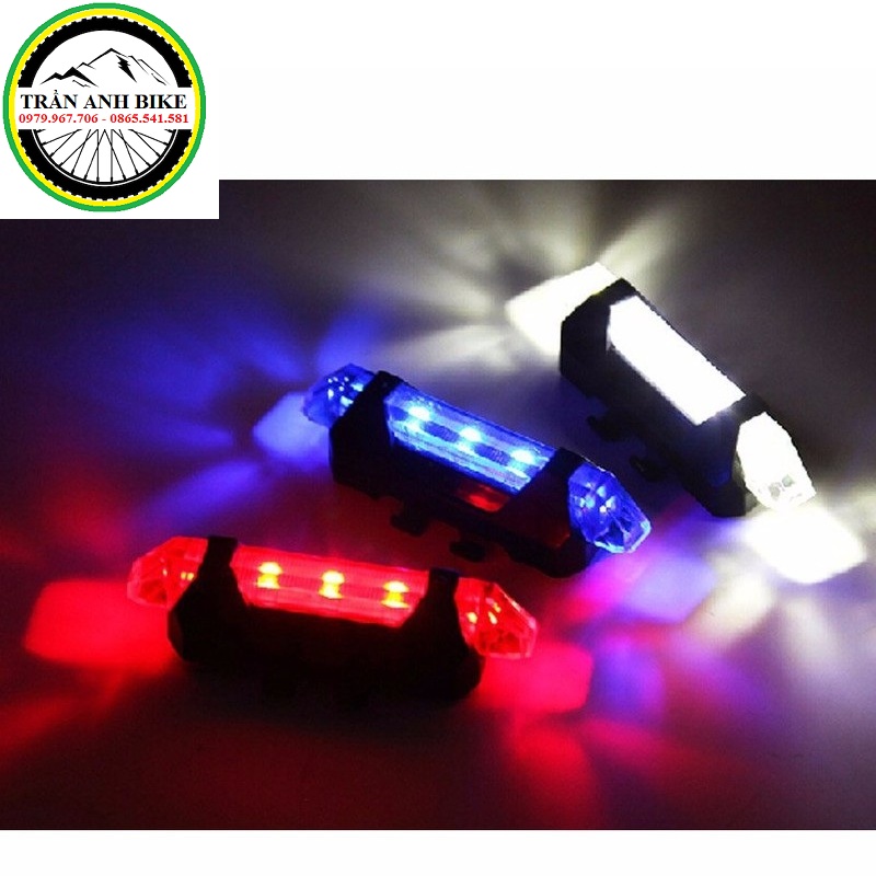 Đèn led sau xe đạp rapidx dc-918