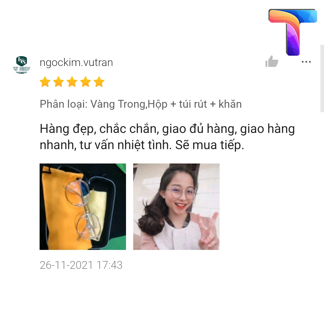 Kính chống ánh sáng xanh GK2018