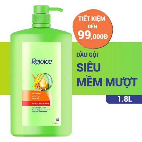 Dầu Gội Rejoice Siêu Mượt Chai 1.8kg