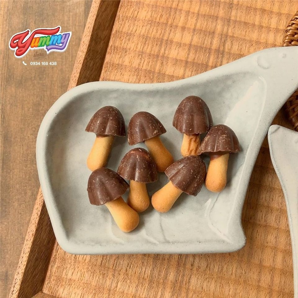 Bánh Nấm Socola Meiji Nhật Bản - 74g
