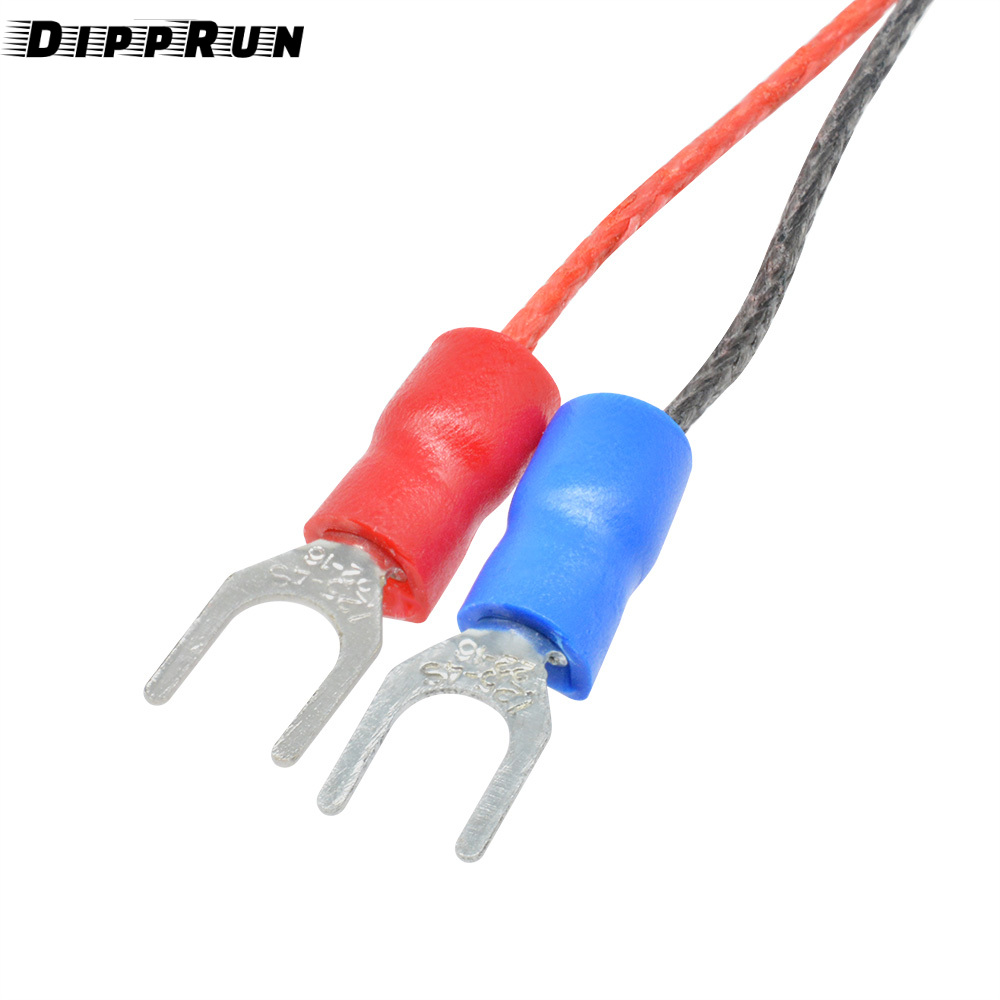 DIPPRUN 2M K TYPE Thermocouple Wire Thermometer Screw Probe Temperature Sensor Temperature Range: 0-600°C