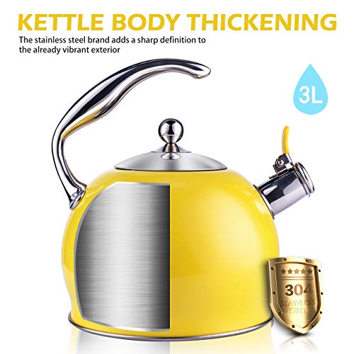 stove top kettle yellow