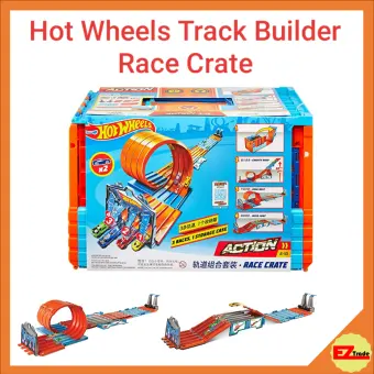 hot wheels track system race crate