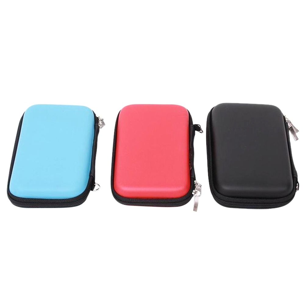 AIMEE Portable Cable Organizer Pouch Case Carry Headphone Headset Accessories Storage Box 2.5" External HDD SSD Box Earphone Bag Hard Drive Disk Case