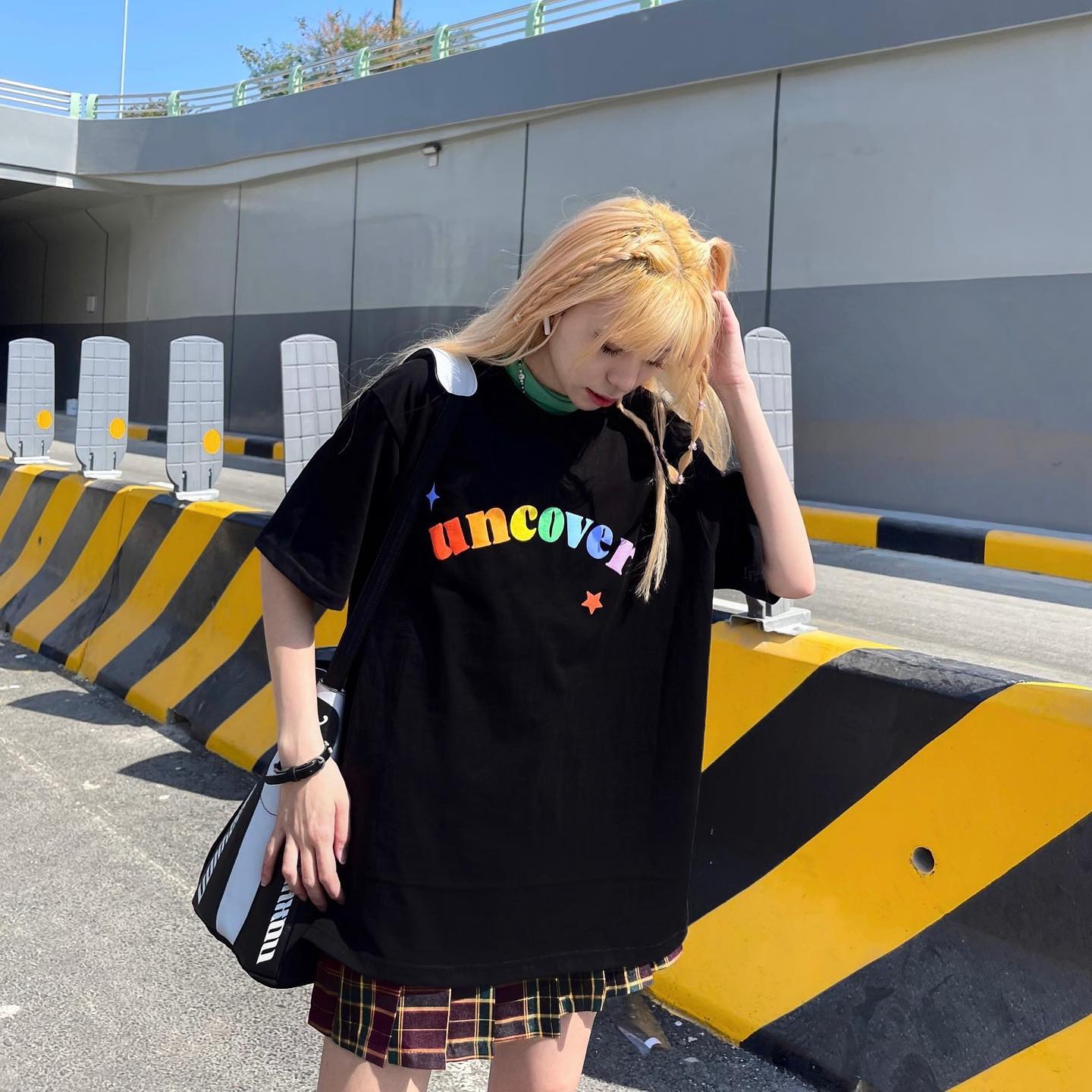 Áo thun uncover v3 tee áo thun tay lỡ uncover sici full tag unisex nam nữ - ginstore v