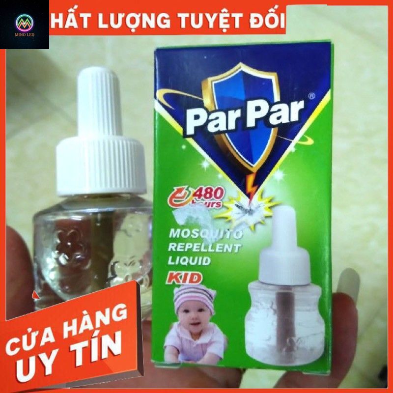 [Hàng lᴏại 1] Combo 10 lọ tinh dầu đuổi muỗi parpar 480h