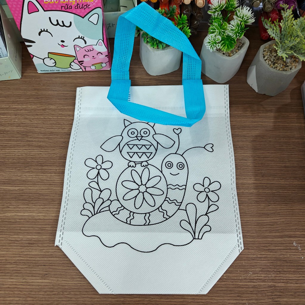 TÚI VẢI TÔ MÀU CHO BÉ (GIAO MẪU NGẪU NHIÊN)