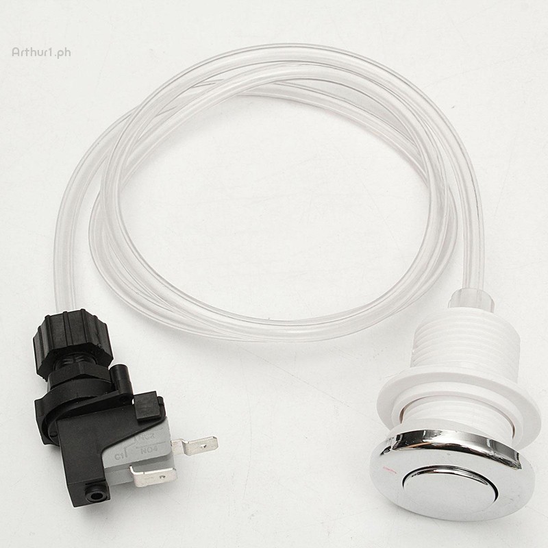 【Exclusive】 16A On Off Push Air Button Switch Whirlpool Jet Tool Set Bath Spa Tubing Kit. 