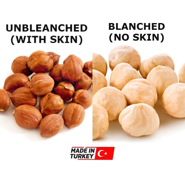 500g 1kg RAW / MENTAH HAZELNUT WHOLE UNBLANCHED & BLANCHED Lazada