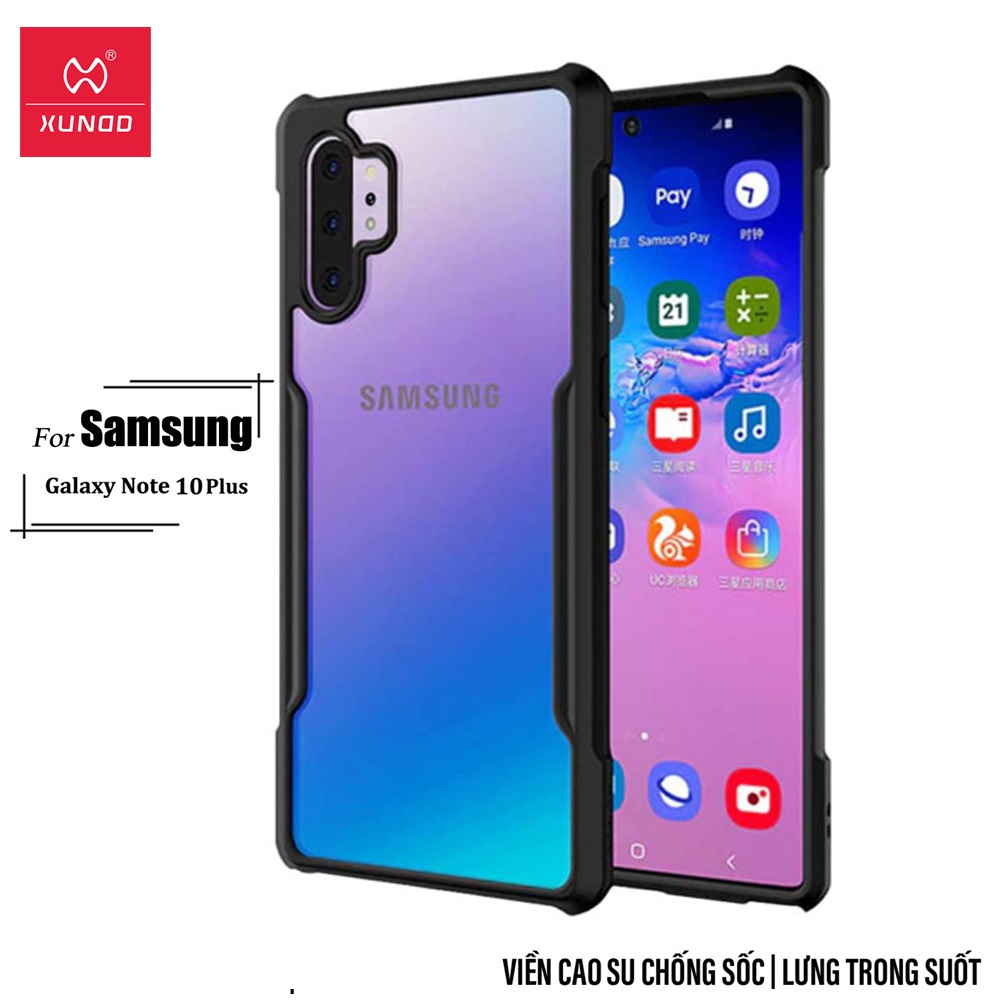 Ốp lưng Samsung Galaxy Note 10 Plus note10+ , Note 10 Plus 5G   - Ốp lưng Xundd chống sốc, bảo vệ camera Samsung Galaxy Note 10 Plus note10+ , Note 10 Plus 5G