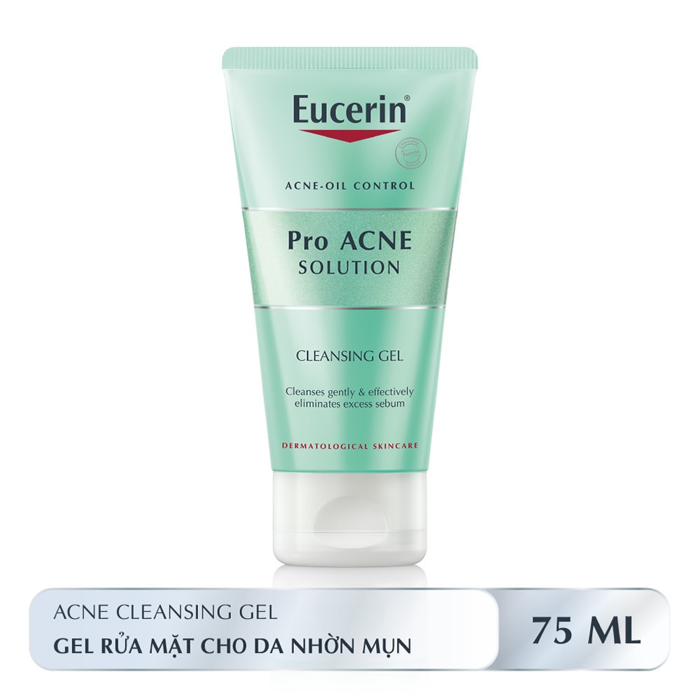 Gel Rửa Mặt Eucerin Cho Da Mụn Pro Acne Solution 75ml