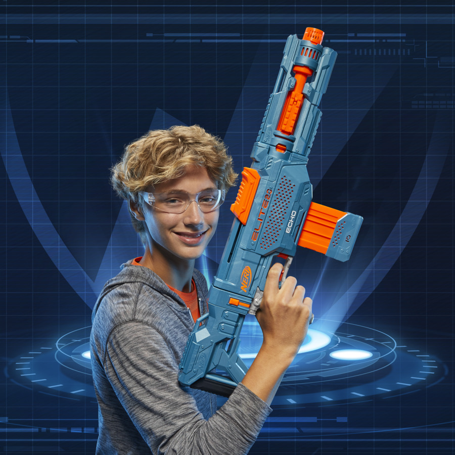 Nerf Guns Toy Elite 2.0 Echo CS-10 Blaster, 24 Official Nerf Darts
