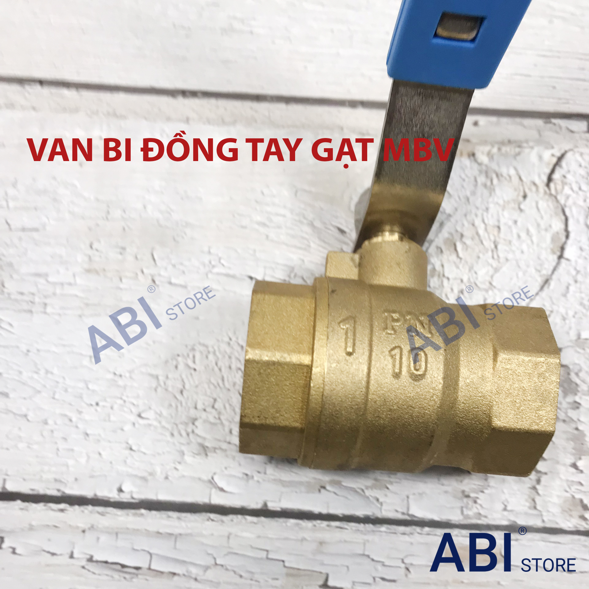 Van bi đồng tay gạt MBV dn15 (1/2) và dn20 (3/4), dn25