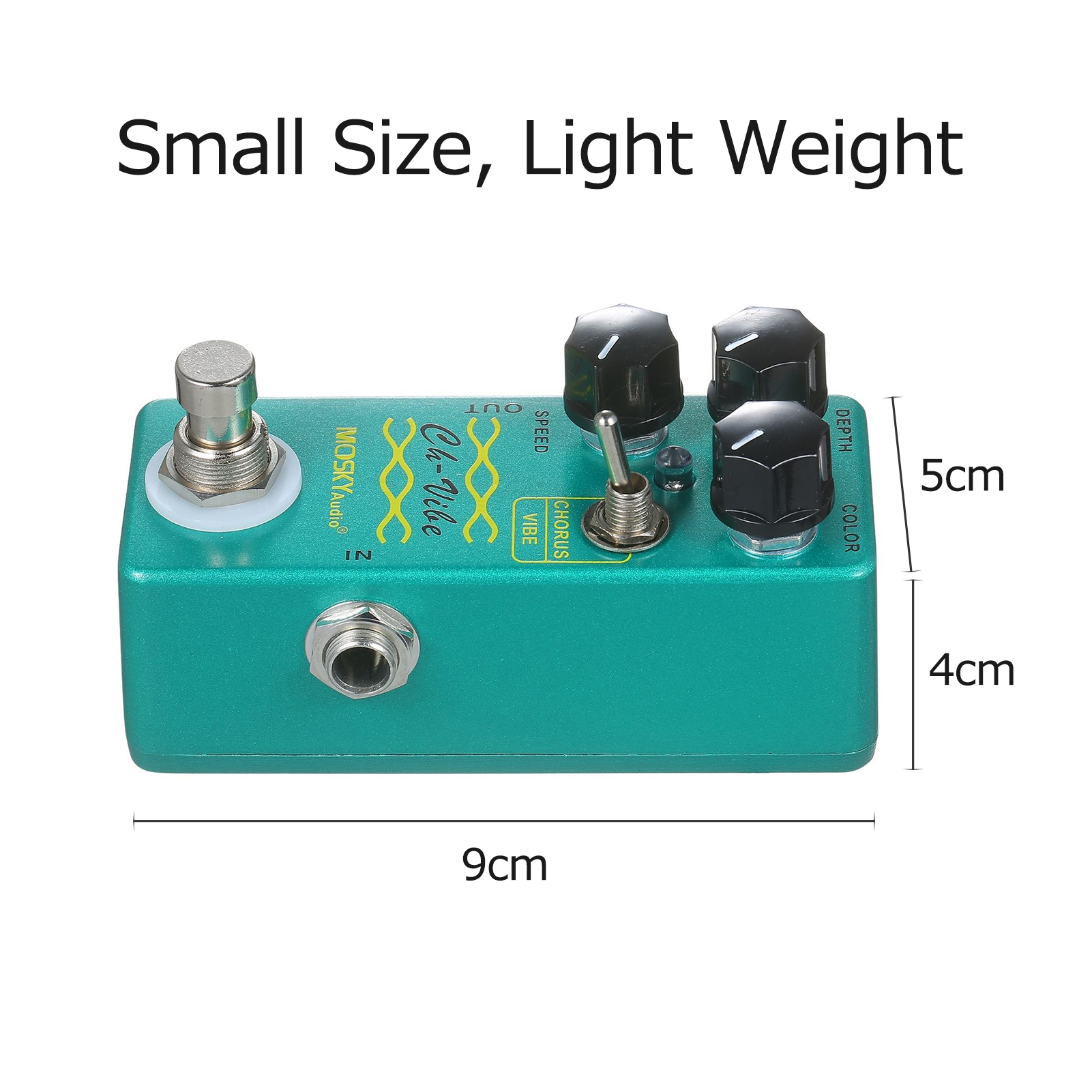 [ammoon]quà bí mật MOSKYaudio Chorus/Vibe Effect Pedal Guitar Effects Pedal Single Mini Effect Pedal