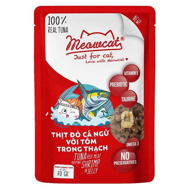 Pate mèo Meowcat 70g