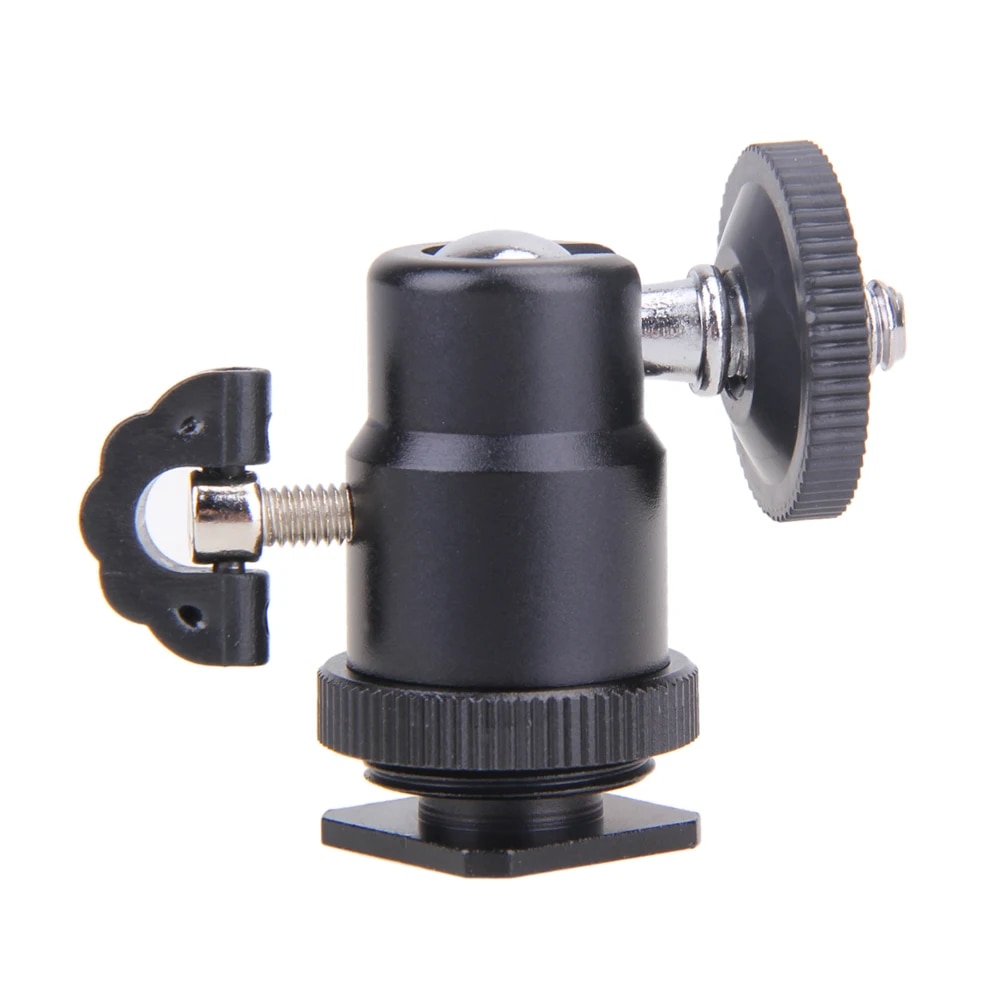 【Worth-Buy】 1-10pcs Suitable For Camera Tripod Flash Bracket Installation 1/4 Hot Shoe Adapter Bracket With Lock