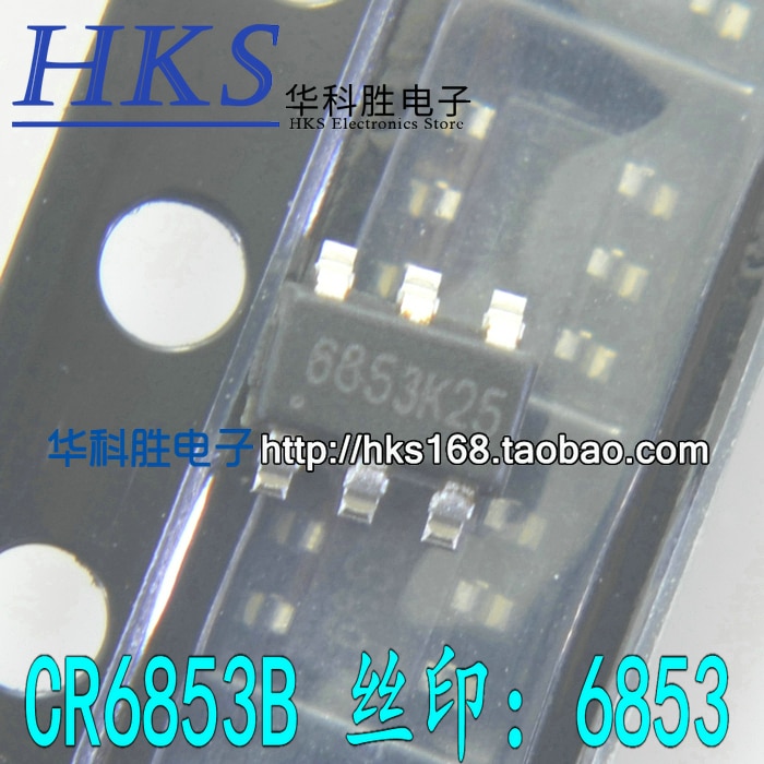 5piece cr6853b 6853 ic chip sot23-6
