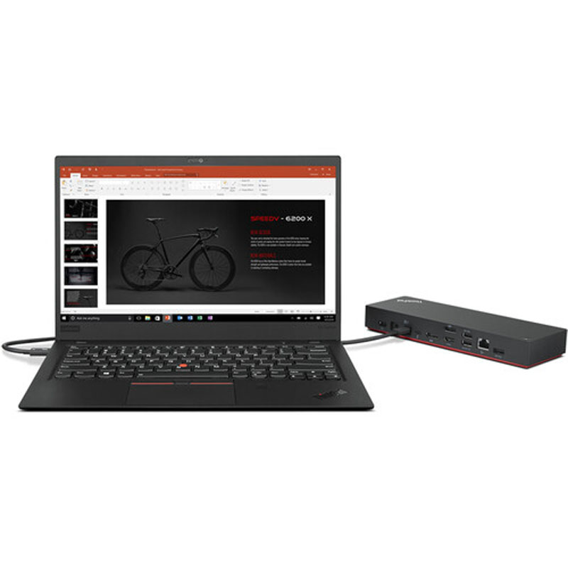 Bộ chuyển đổi Lenovo ThinkPad Universal Thunderbolt 4 Smart Dock (40B00135US) hỗ trợ 4K 5K 8K, truyền dữ liệu 40Gb/s (0401)