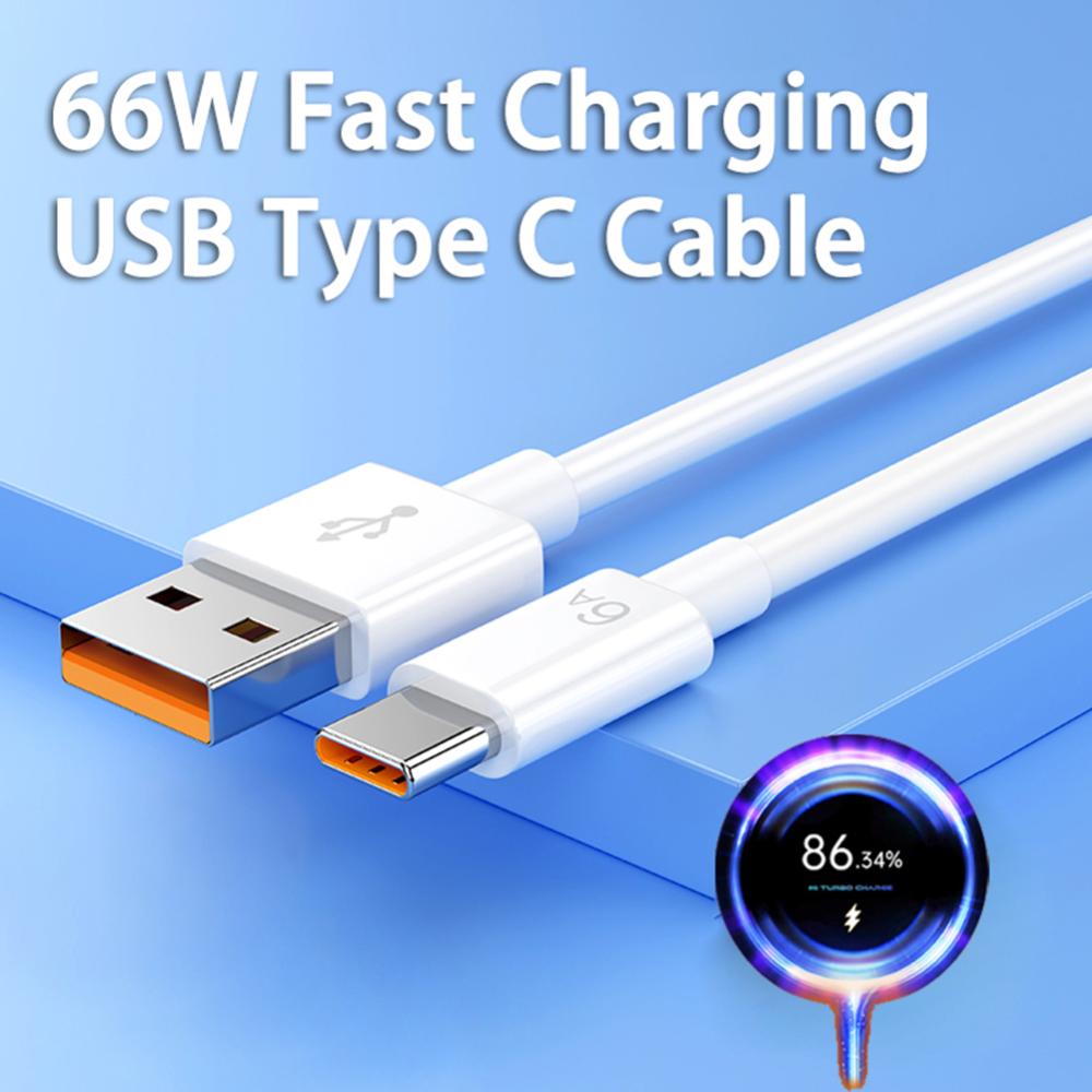 Fast Charging USB Type C Cable Accessories Mobile Phone Charging Cable for Xiaomi Redmi POCO Huawei Honor OPPO VIVO