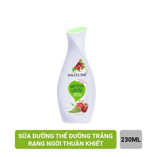 [HCM]Sữa Dưỡng Thể Hazeline Matcha Lựu Đỏ 230gr