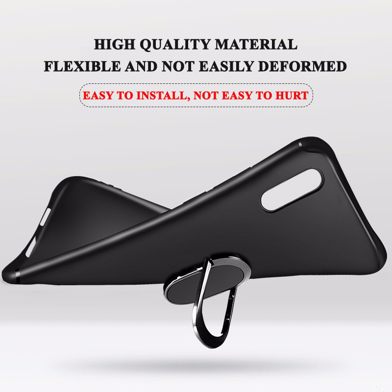 Phone case infinix GT 30Pro Soft Silicone Matte Full Protector Shockproof Car Adsorb Holder Ring Back cover infinix GT30 Pro. 