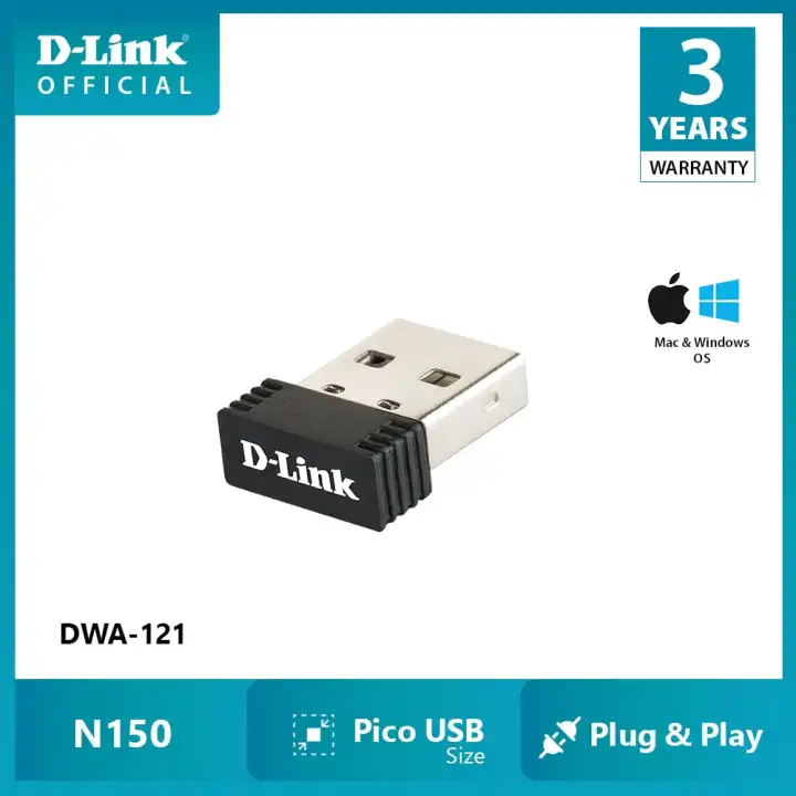 D Link Dwa 121 N150 Wireless Pico Usb Adapter Lazada Singapore