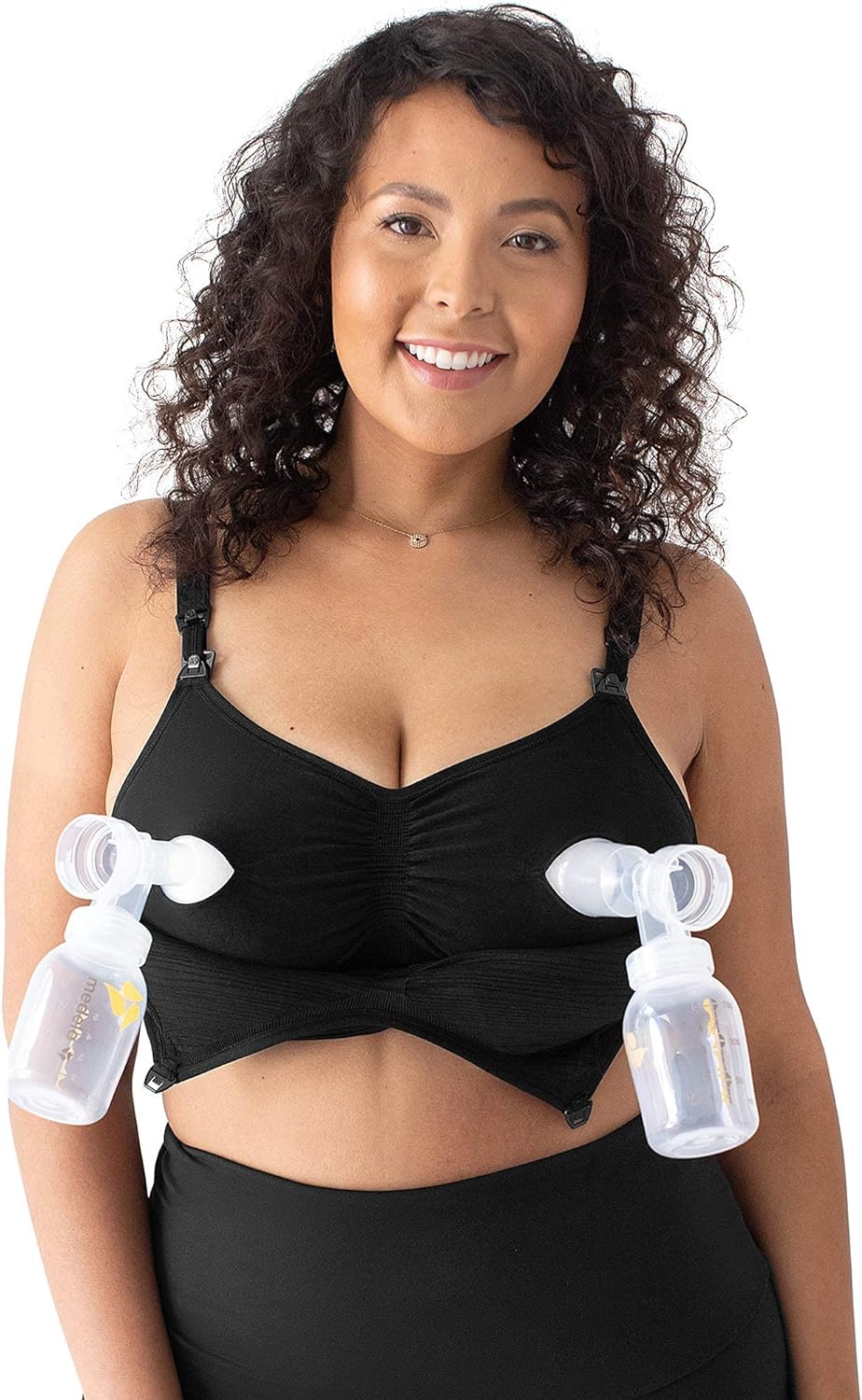 LZD Kindred Bravely 3-Pack Hands Free Pumping Bra Wash, Wear, Spare Bundle  (Small-Busty)