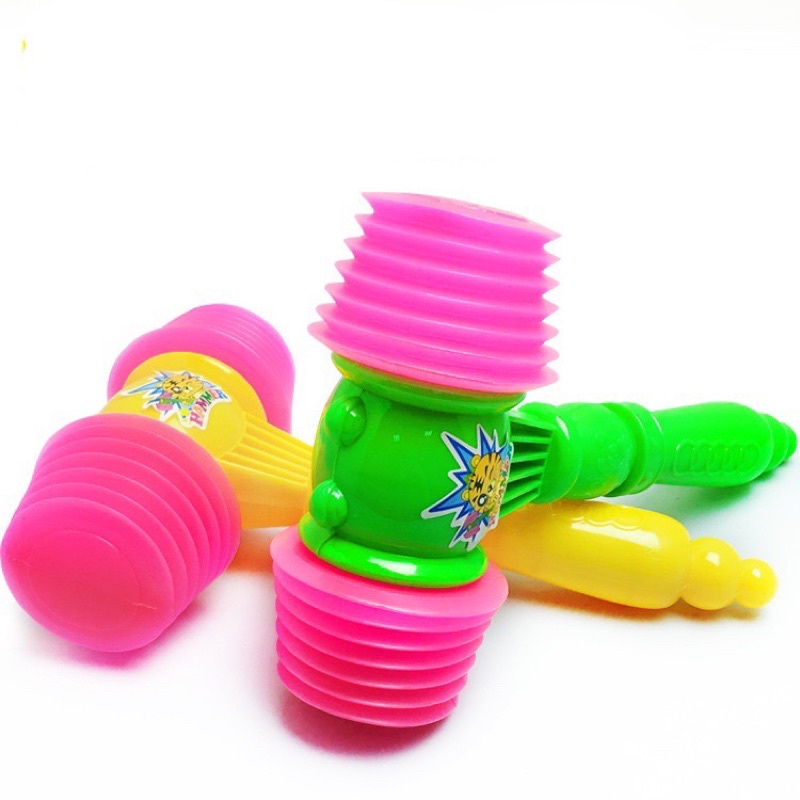 Búa đồ chơi trẻ em, búa gõ hơi 2 đầu giáo cụ dạy học cho bé