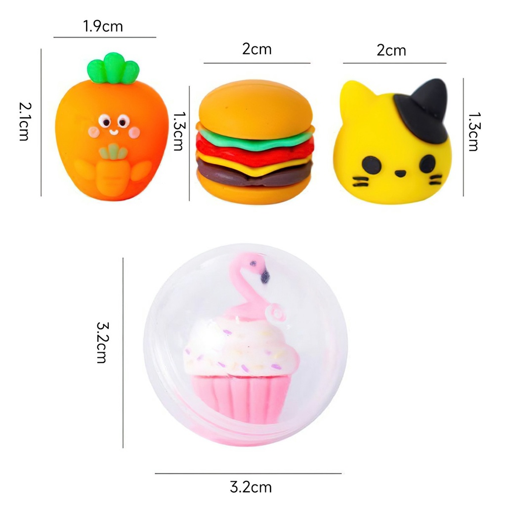 Quả tròn đựng thú cute (giao ngẫu nhiên mẫu) -Lumbley