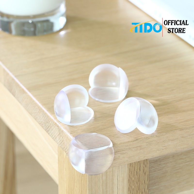 4 miếng bịt góc bàn silicon an toàn cho trẻ