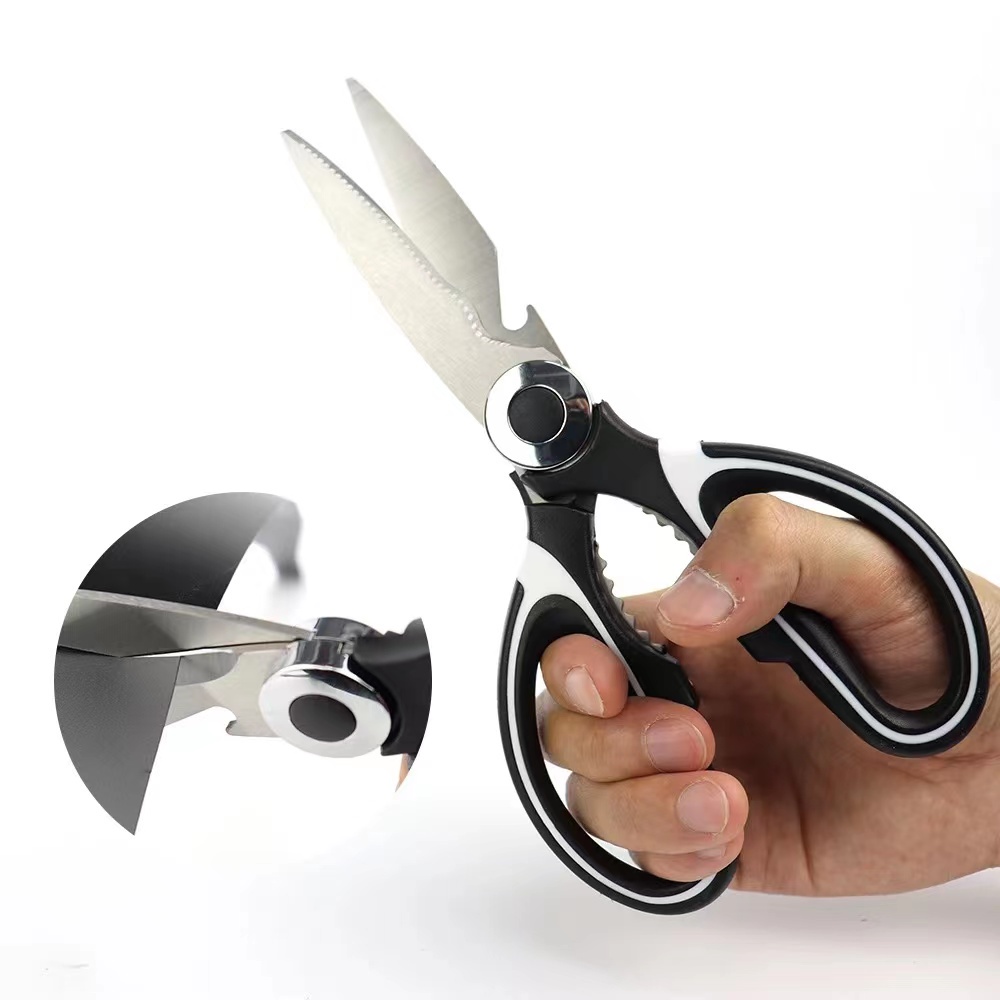 KS MULTIPURPOSE KITCHEN SCISSORS COOKING SCISSORS BONE CUT HEAVY