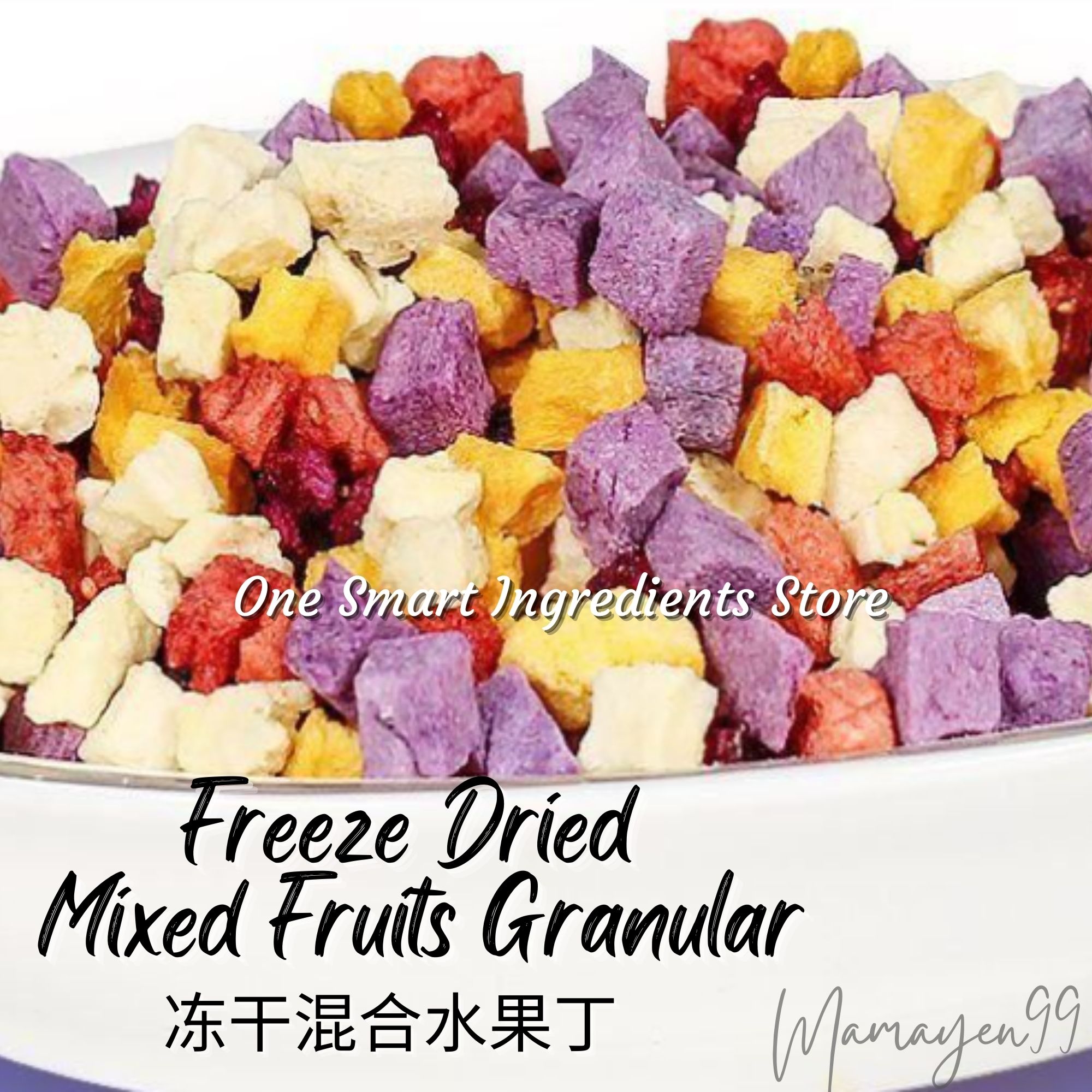 Freeze Dried Mixed Fruit Granular 冻干水果粒 Serpihan Buah Campur Beku ...