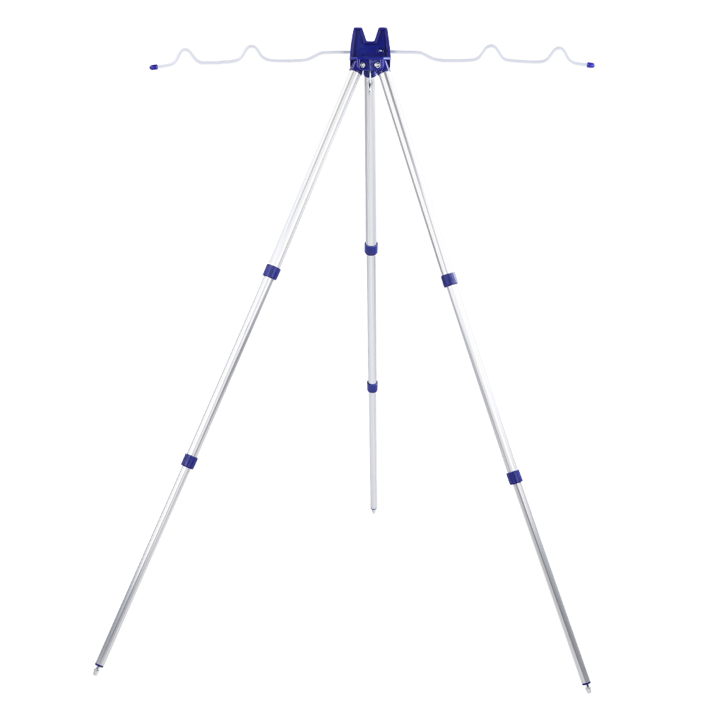 Fishing Rod Tripod Holder 5 Pole Bracket Telescopic Fishing Rod