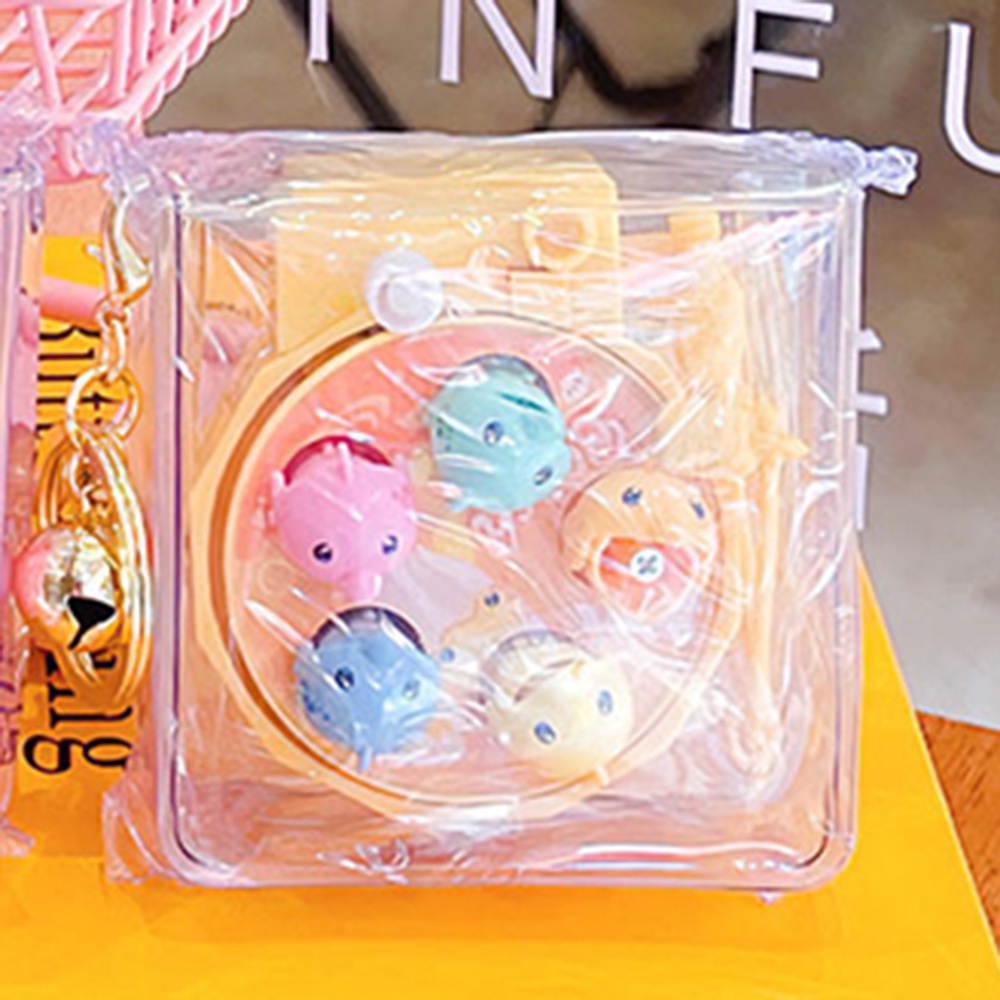 Cartoon Dolphin Fishing Game Toy Rotating Fishing Plate Plastic Fun Educational Toy Children Baby Gift