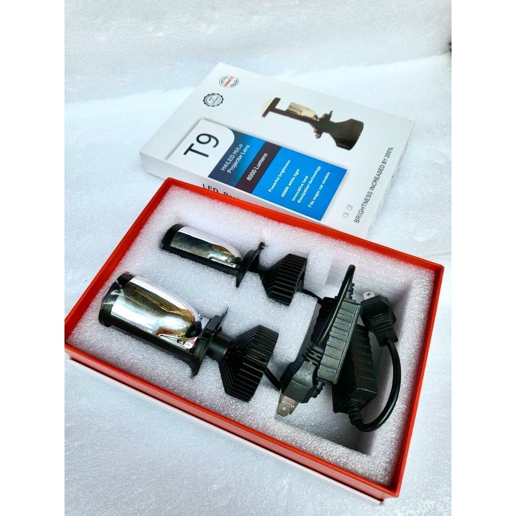Đèn bi cầu pha led mini T9 cắt pha đẹp sáng cho xe máy
