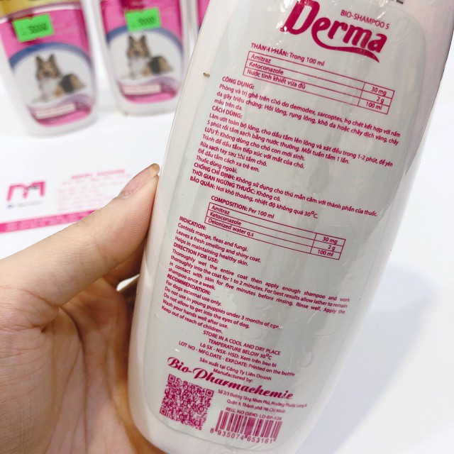 Sữa Tắm Dưỡng Da Ghẻ, Nấm Cho Chó Bio Derma 150ml
