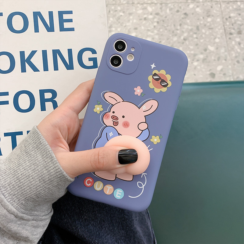 Ốp lưng iphone, Ốp lưng iphone cute đào bóp - Sam Case