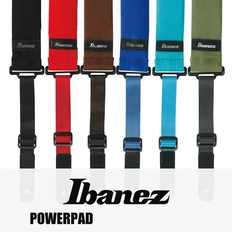 Ibanez gsf50 powerpad guitar strap for guitar or bass adjustable strap with neoprene pad
