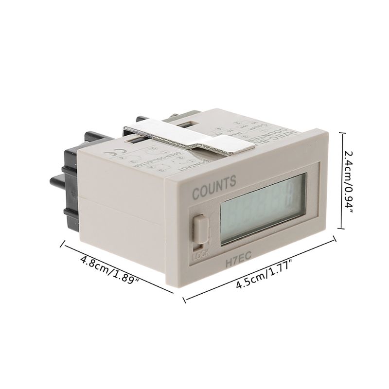 ✪【Comfort Home Store】【Ready Stock】 H7EC-6 Vending Digital Electronic Counter Count Hour Meter Without Voltage