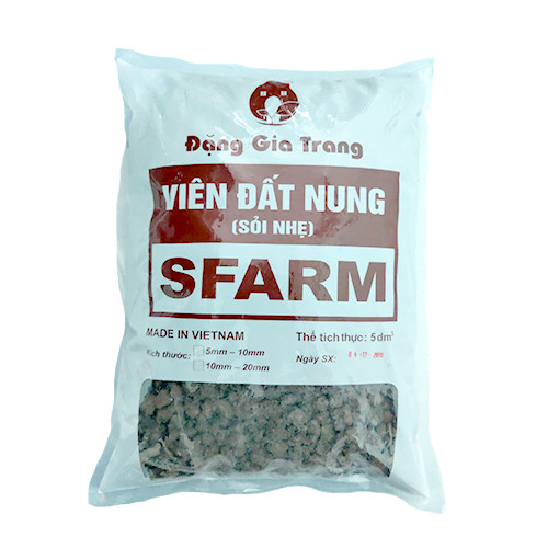 Viên đất nung ( sỏi nhẹ ) - Bao 5dm3 ( KT 10-20mm ) - 2.5kg/túi
