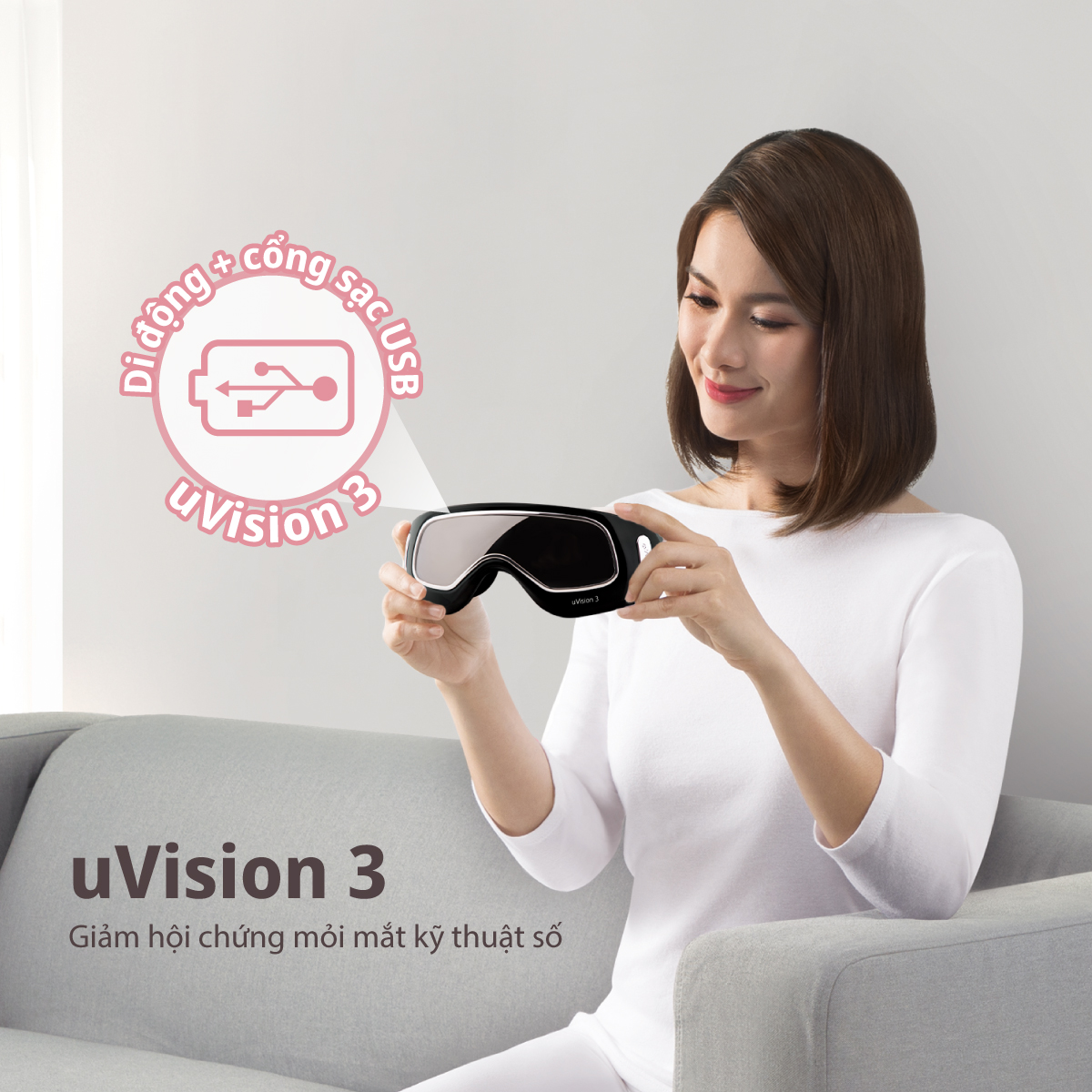 OSIM Máy massage mắt uVision 3