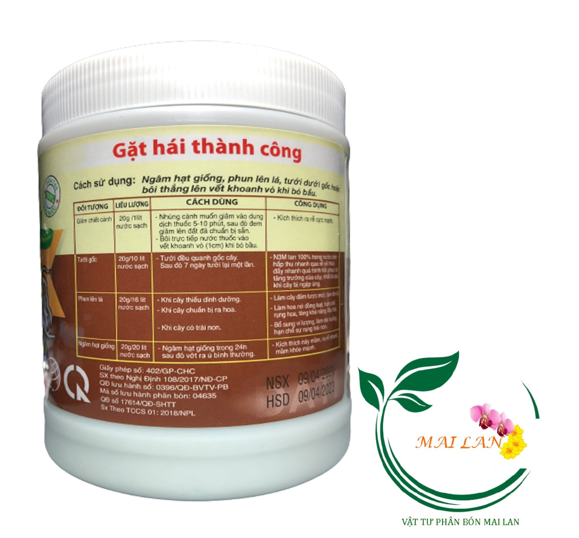 Phân Bón Lá Kích Rễ N3M - #342A# 500g