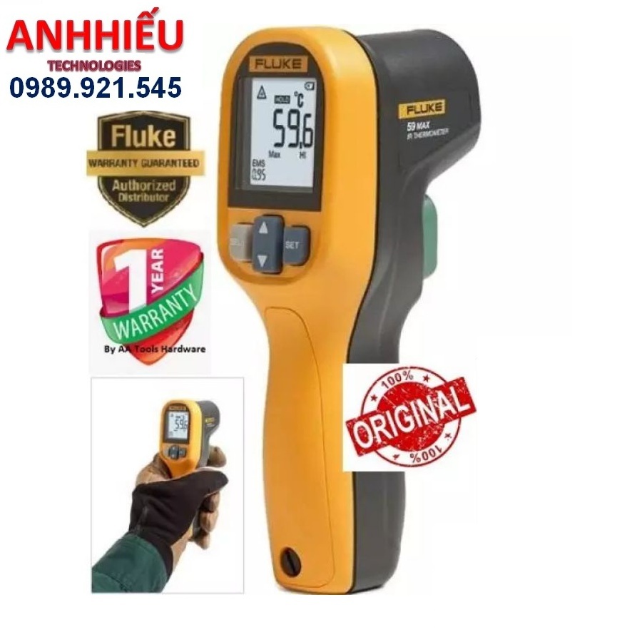 [FLUKE 59MAX] súng đo nhiệt độ hồng ngoại Fluke 59max