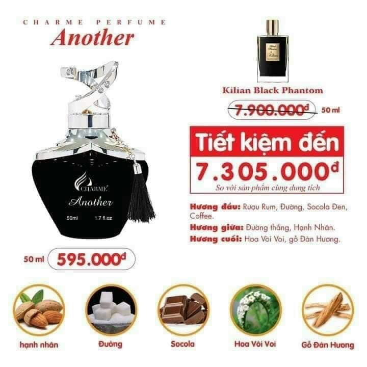 [Chính Hãng Char,me] Nước Hoa Nữ Another 50ml
