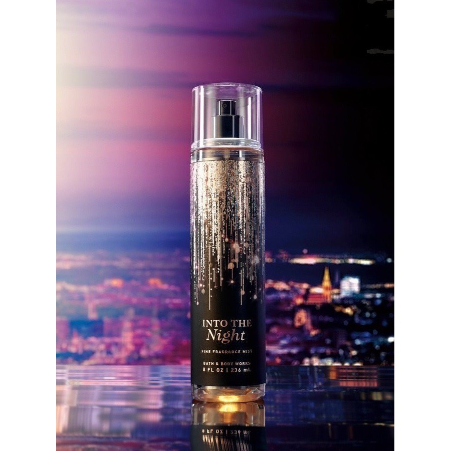 Xịt thơm toàn thân bath & body works into the night 236ml | body mist bath and body work thơm toàn thân into the night - 236ml | xịt_thơm_body bath and body work into the night”