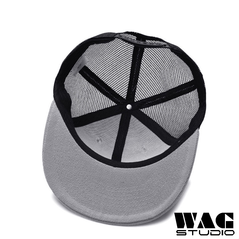 Đồng bằng Mũ lưới bóng chày phẳng vành mũ bóng chày Mũ snapback nam nữ
