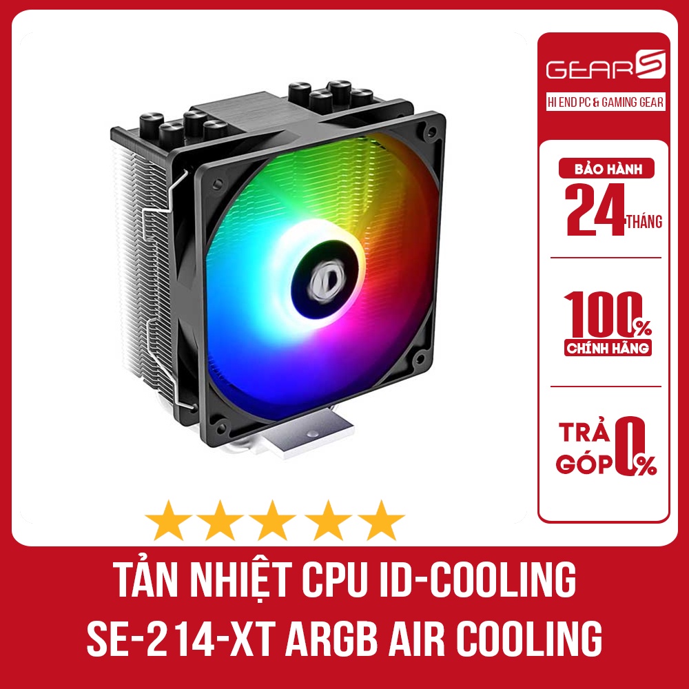 Tản nhiệt khí CPU ID-Cooling SE 214 XT ARGB - hỗ trợ socket 1700