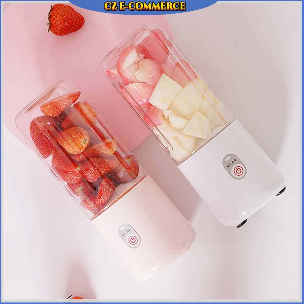 Juicer Juice Blender for Fruit and Vegetables  Protable Electric Fruit Juicer Fruit Extractors Squeeze Portable Juicer Blender Rechargeable Blender Juicer Tumbler Heavy Duty Vegetables Fruit Juice mixer with 6 Blades Wireless