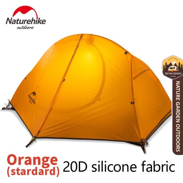 Naturehike 1.3kg SPIDER 1 and 2 Camping Tent 1 2 Person Upgraded Version 20D Silicon Outdoor Ultralight Backpack Tent Portable Hiking Cycling Tent With Free Mat Lazada PH