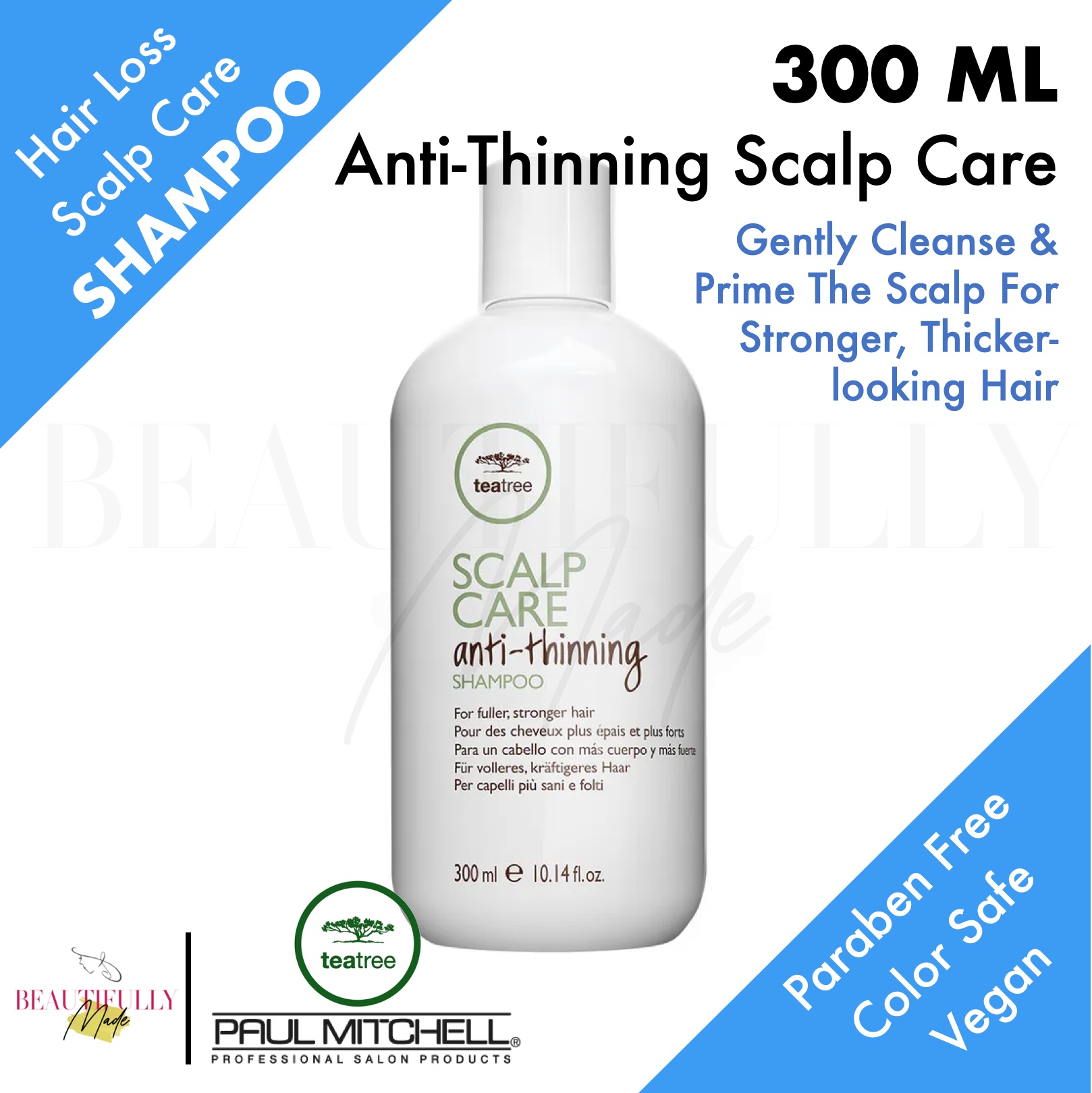 kalender Snor kilometer Paul Mitchell Tea Tree Scalp Care Anti-Thinning Shampoo 300ml - Purifying  Cooling Mint Gentle Daily Cleanser Clarifying Deep Cleanse Remove Oil  Dandruff Scalp Care Rebalancing Hairloss Hair Fall Loss Growth (Expiry: Jun